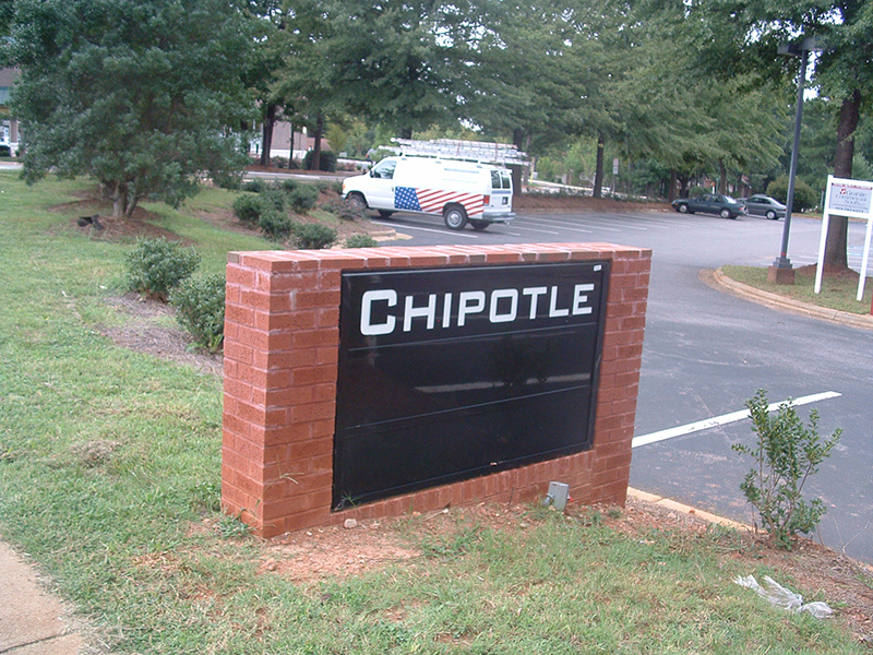 commercial sign installation